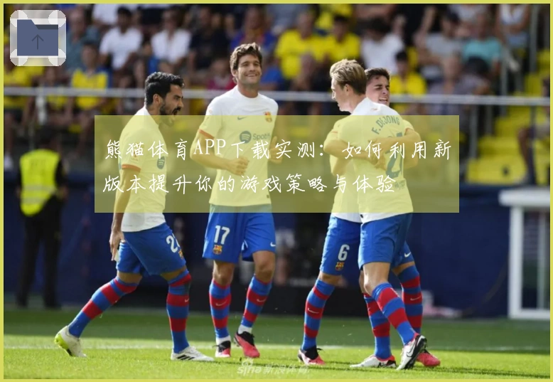 熊猫体育APP下载实测：如何利用新版本提升你的游戏策略与体验