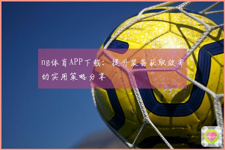 ng体育APP下载：提升装备获取效率的实用策略分享